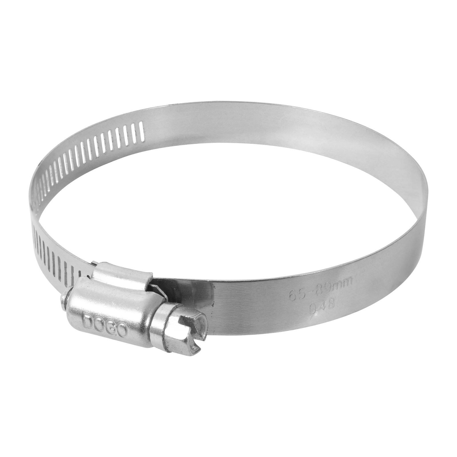 ABRAZADERA SINFIN DE ACERO INOXIDABLE #48 2-9/16" A 3-1/2"
