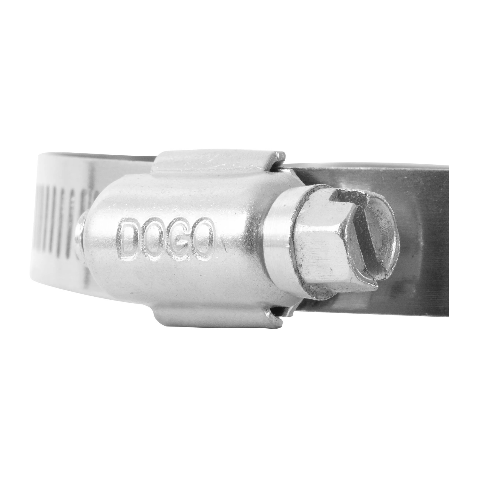 ABRAZADERA SINFIN DE ACERO INOXIDABLE #48 2-9/16" A 3-1/2" - Imagen 2
