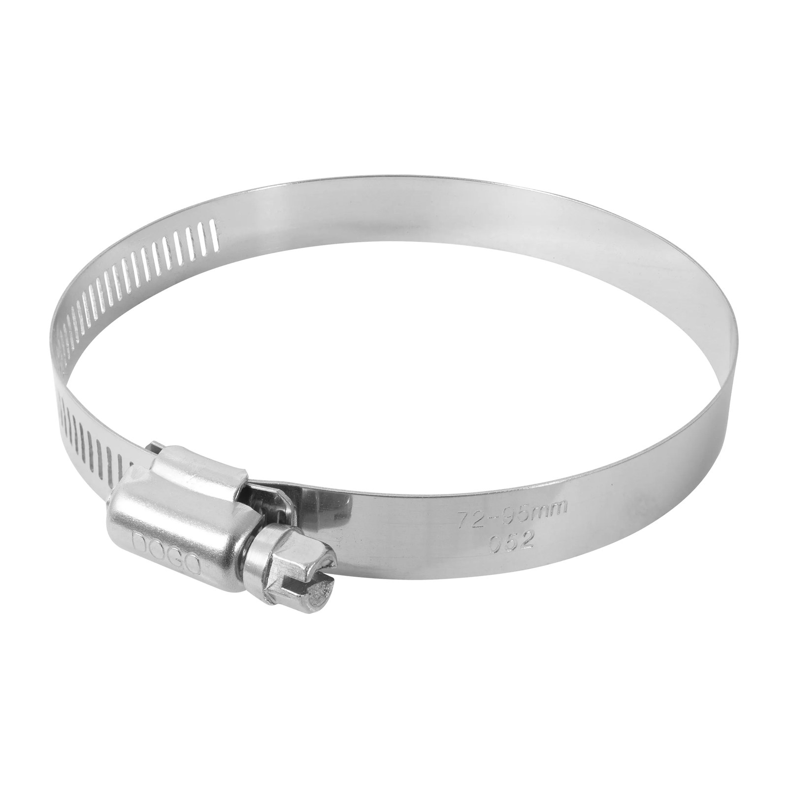 ABRAZADERA SINFIN DE ACERO INOXIDABLE #52 2-13/16" A 3-3/4"