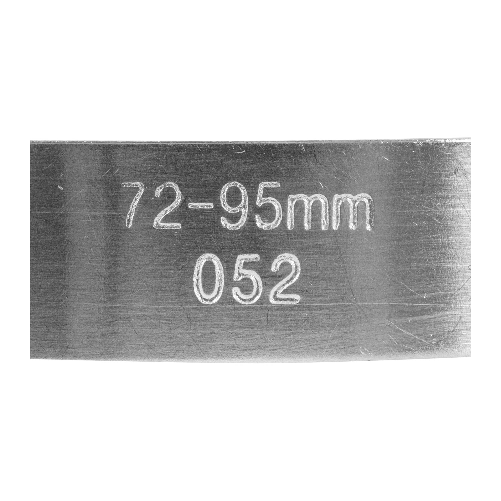 ABRAZADERA SINFIN DE ACERO INOXIDABLE #52 2-13/16" A 3-3/4" - Imagen 3