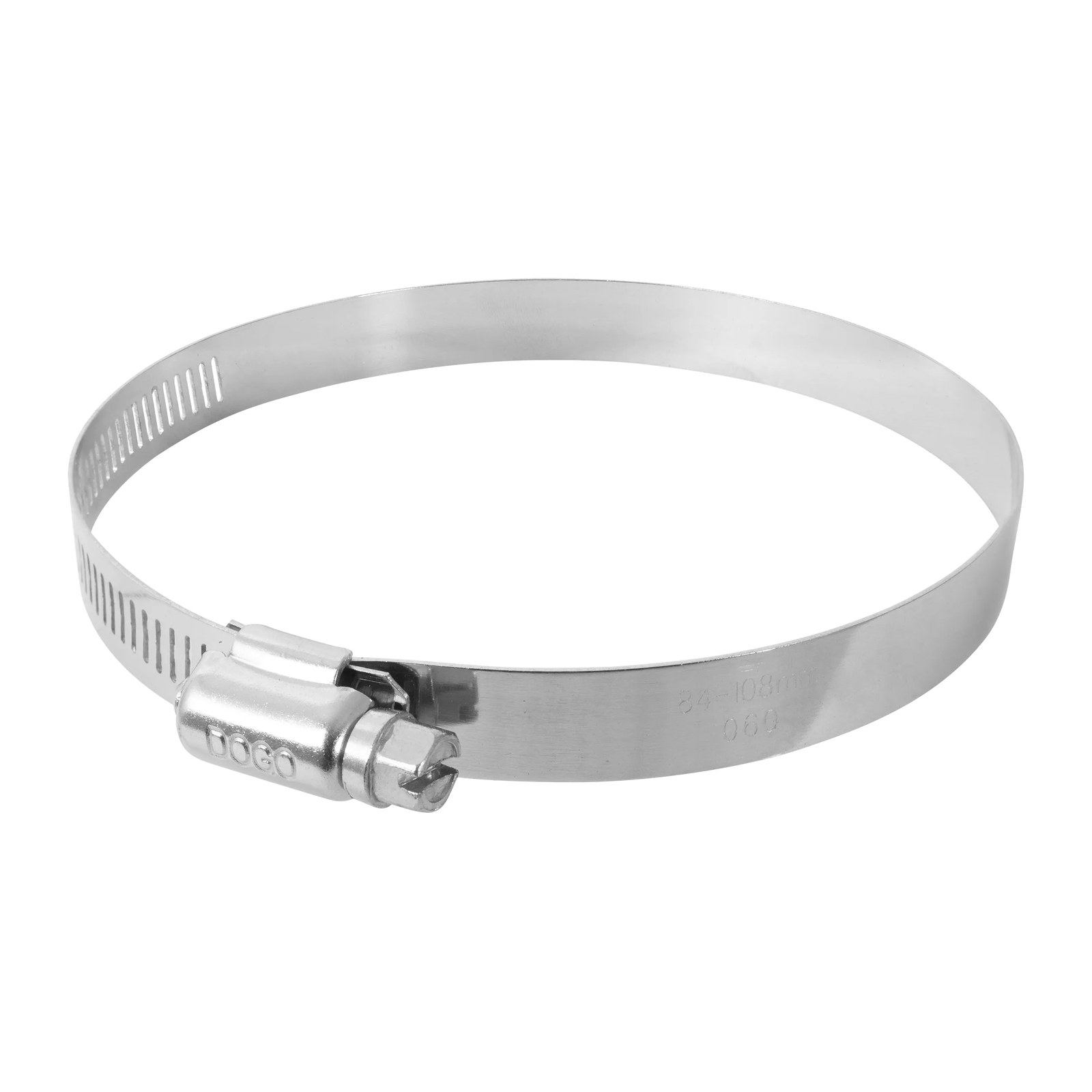 ABRAZADERA SINFIN DE ACERO INOXIDABLE #60 3-5/16" A 4-1/4"
