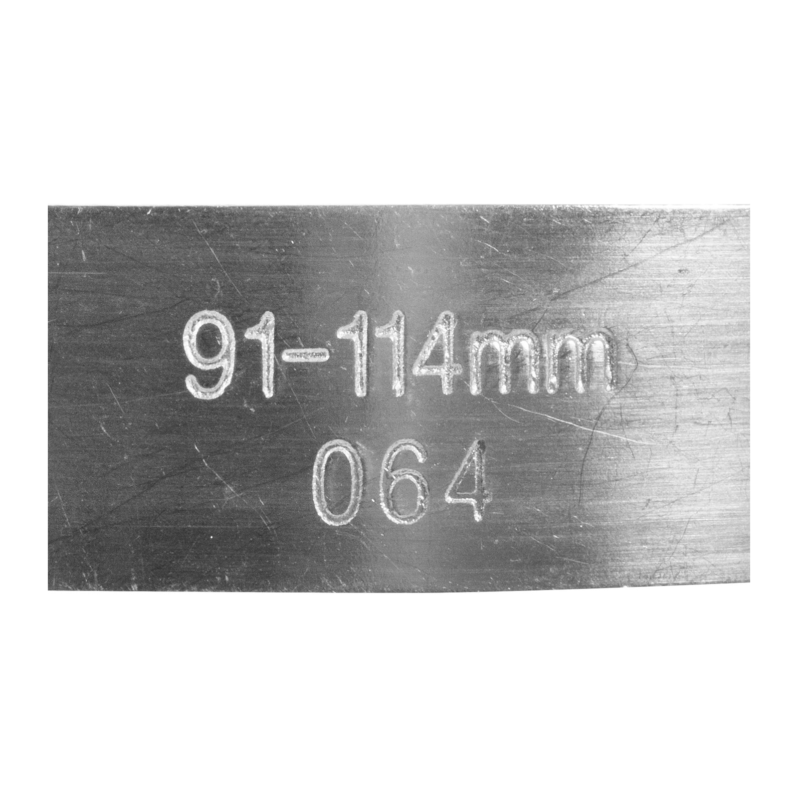 ABRAZADERA SINFIN DE ACERO INOXIDABLE #64 3-9/16" A 4-1/2" - Imagen 3
