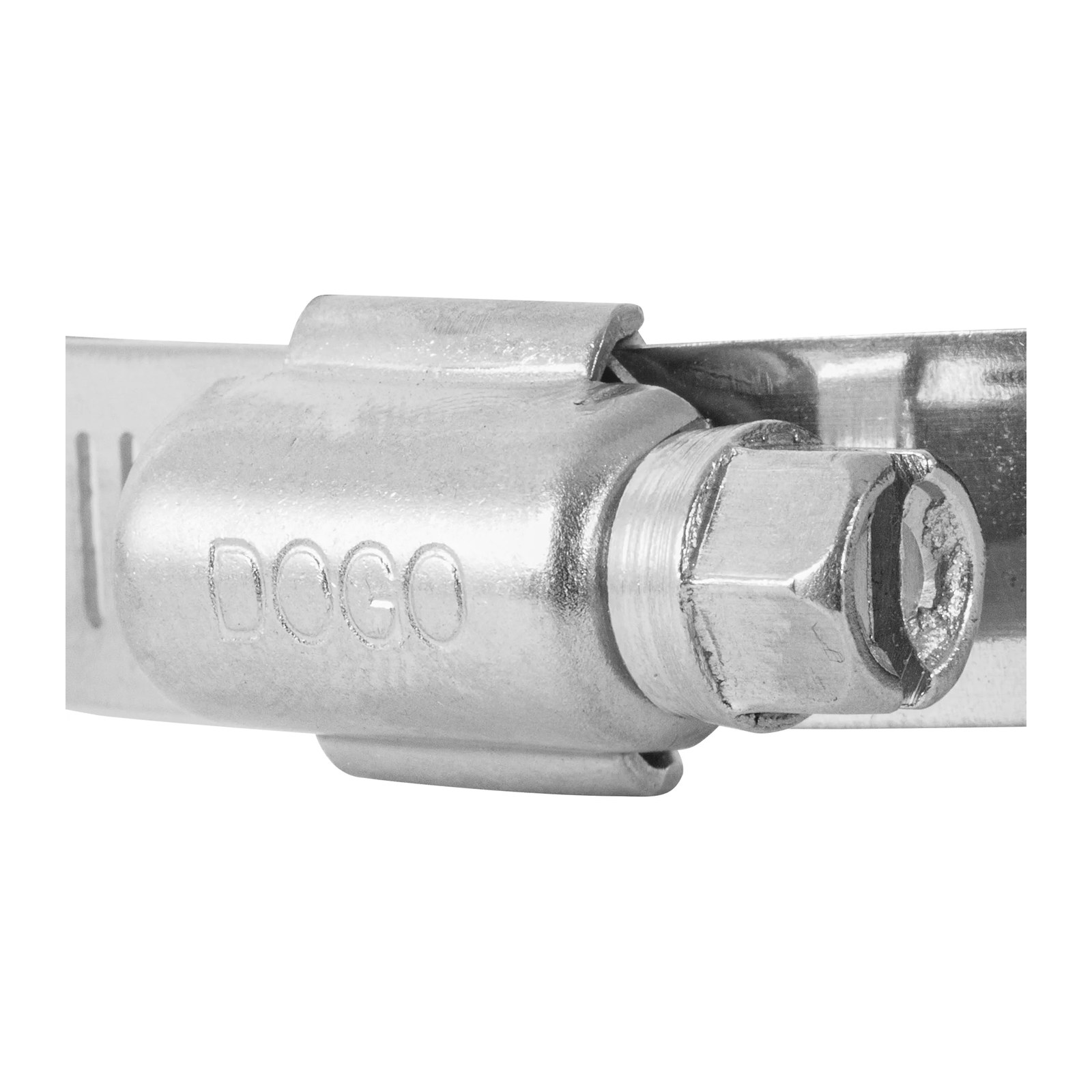 ABRAZADERA SINFIN DE ACERO INOXIDABLE #72 4-1/8" A 5" - Imagen 2