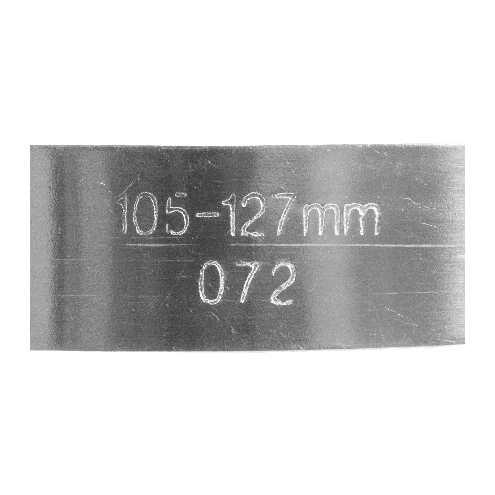 ABRAZADERA SINFIN DE ACERO INOXIDABLE #72 4-1/8" A 5" - Imagen 3