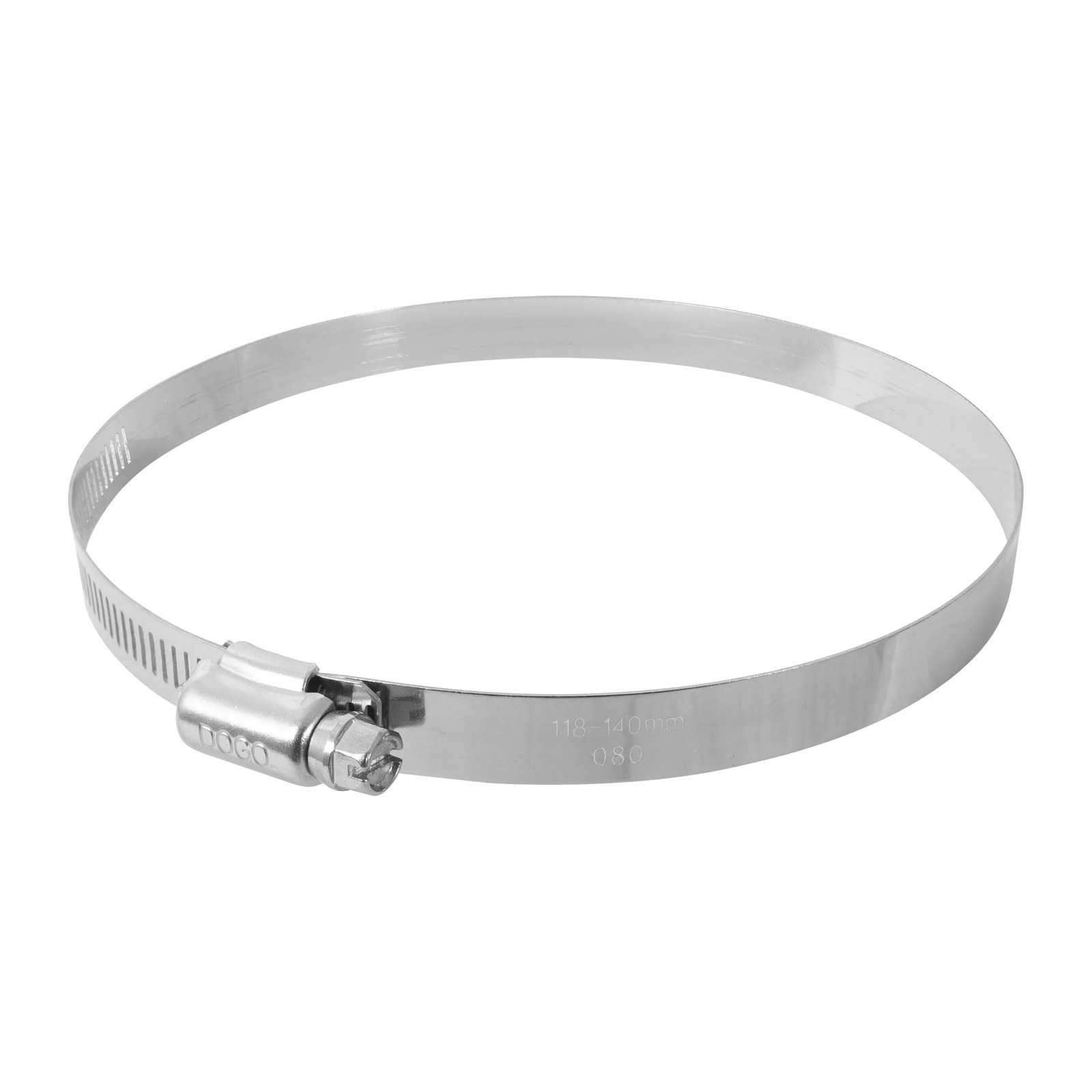 ABRAZADERA SINFIN DE ACERO INOXIDABLE MINI #80 4-5/8" A 5-1/2"