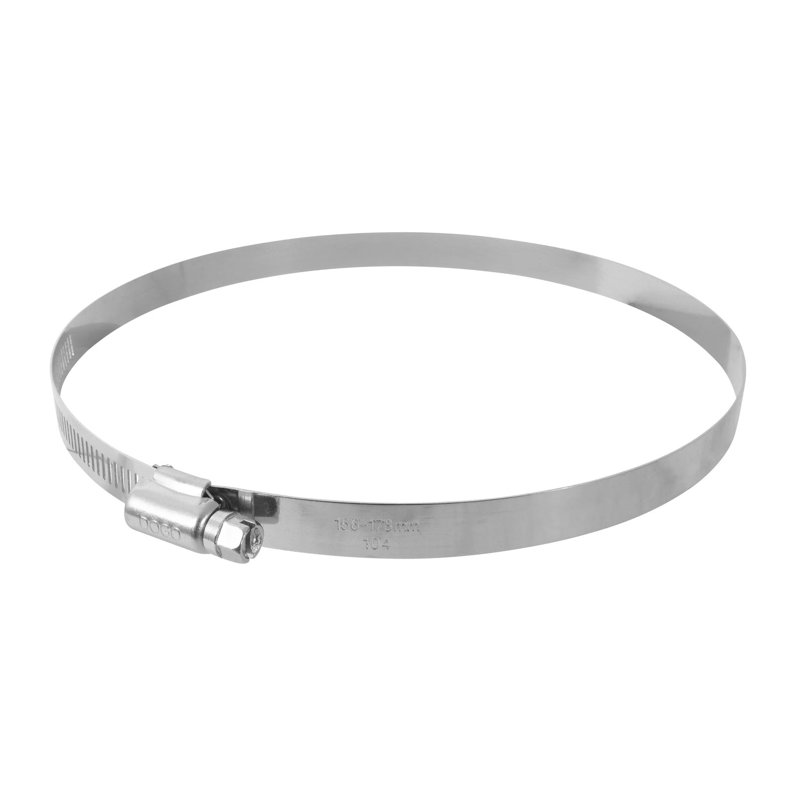 ABRAZADERA SINFIN DE ACERO INOXIDABLE #104 6-1/8" A 7"