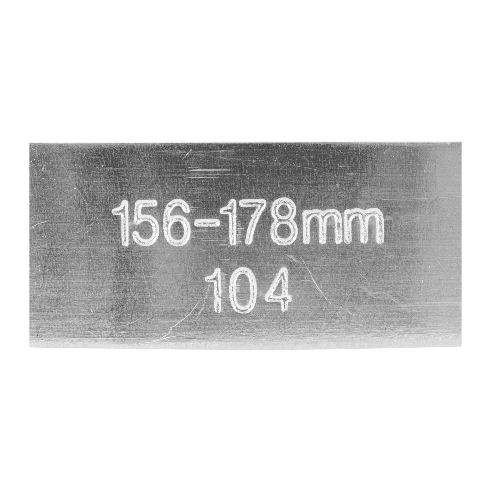 ABRAZADERA SINFIN DE ACERO INOXIDABLE #104 6-1/8" A 7" - Imagen 3