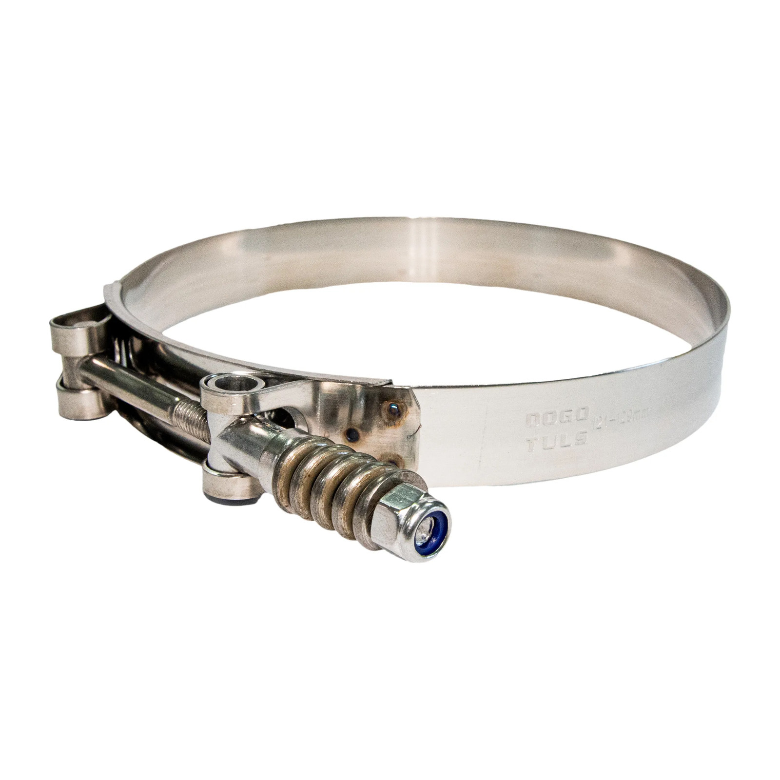 Abrazadera T-Bolt Resorte 121-129 mm Inoxidable - Paquete 5 Piezas