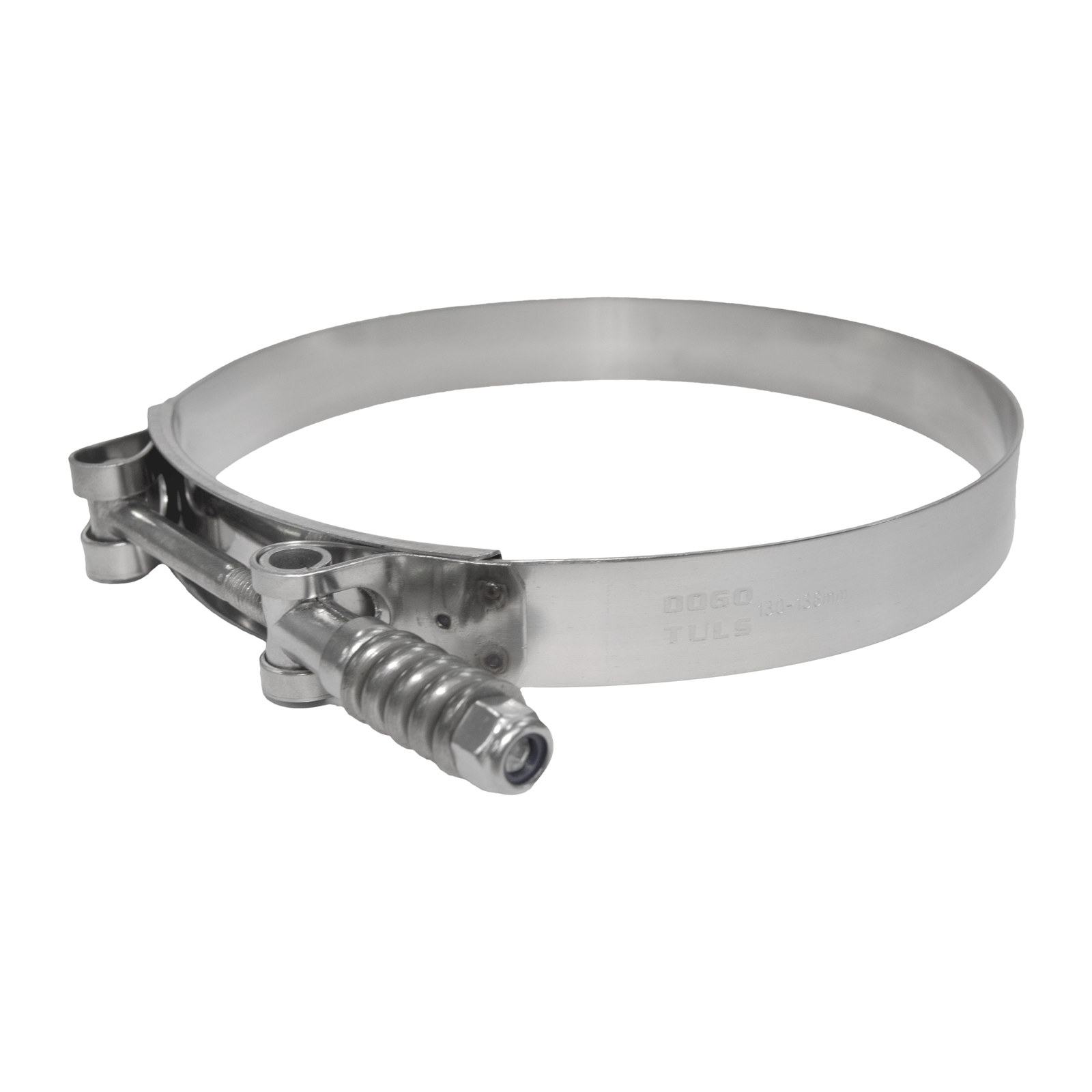 Abrazadera T-Bolt Resorte 130-138 mm Inox - Paquete 5 Piezas