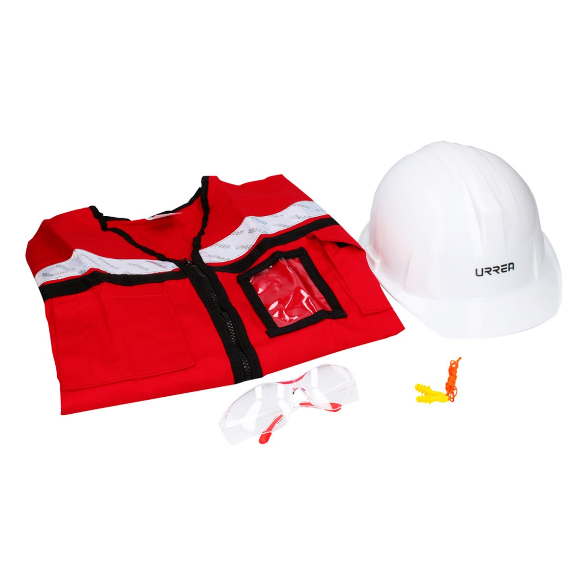 Juego de equipo de protección personal rojo G, 4 piezas Urrea