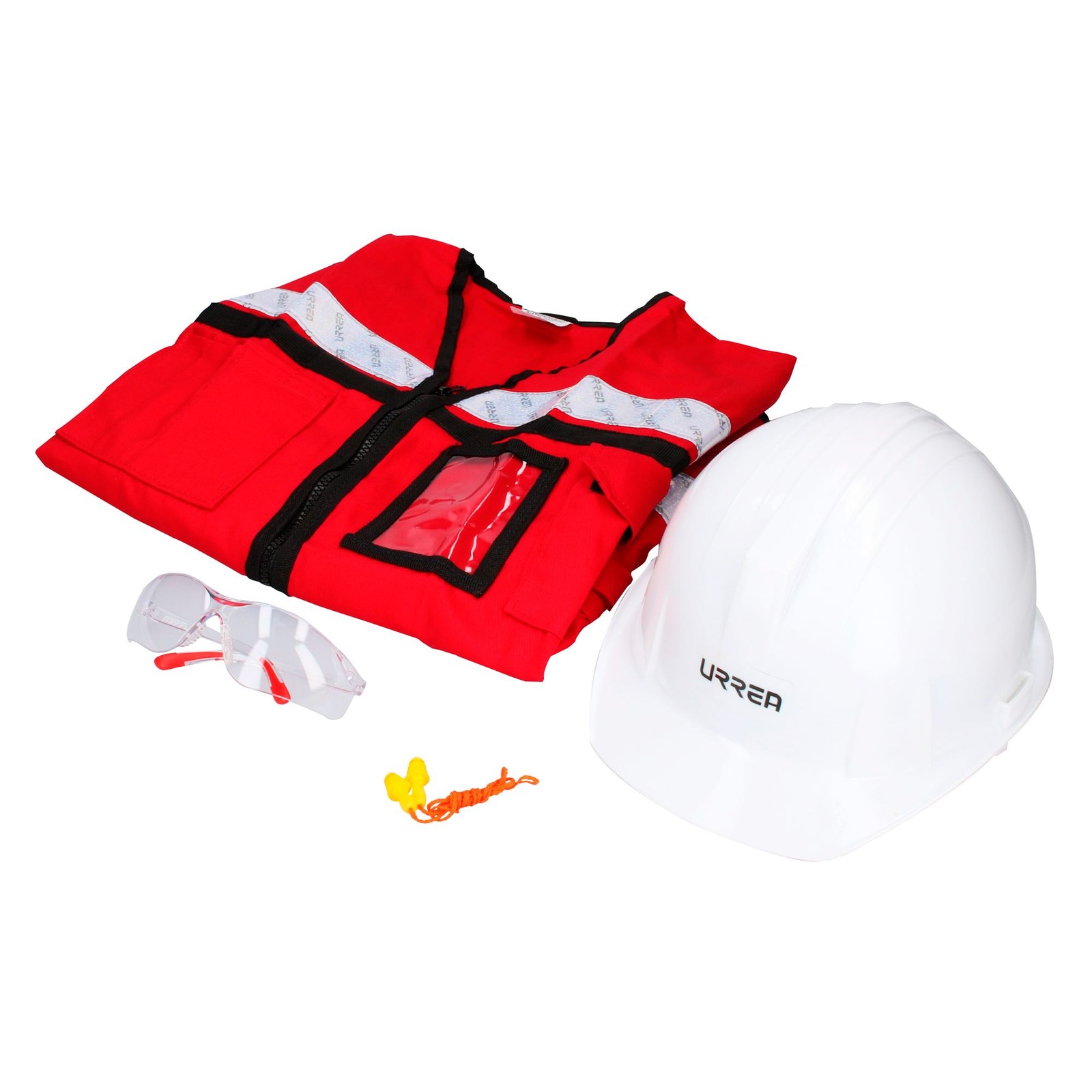 Juego de equipo de protección personal rojo M, 4 piezas Urrea - Imagen 2