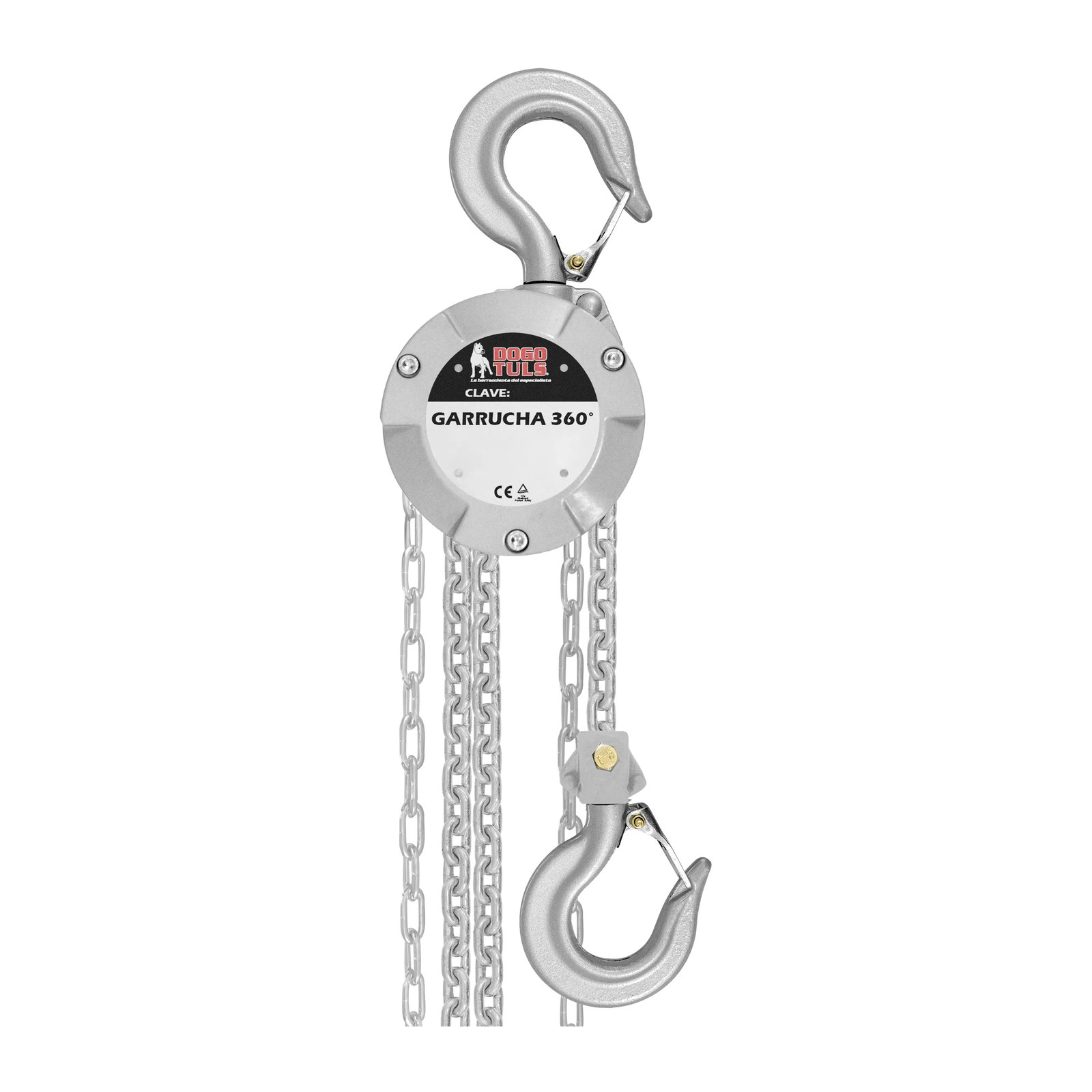 Garrucha de Aluminio 360° 1 t x 6 m 4:1