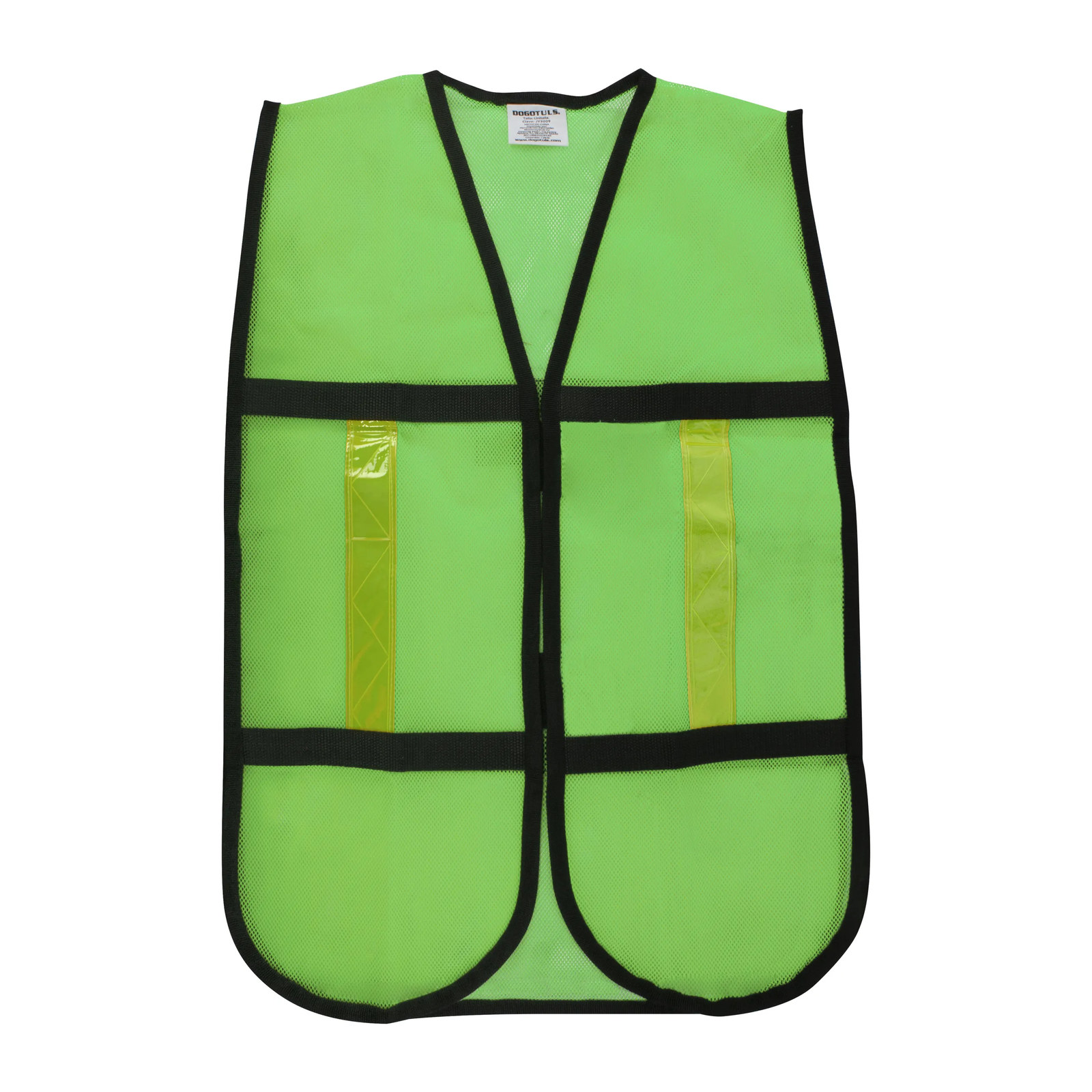 Chaleco de Malla Verde de Seguridad D2 - Paquete 5 Piezas