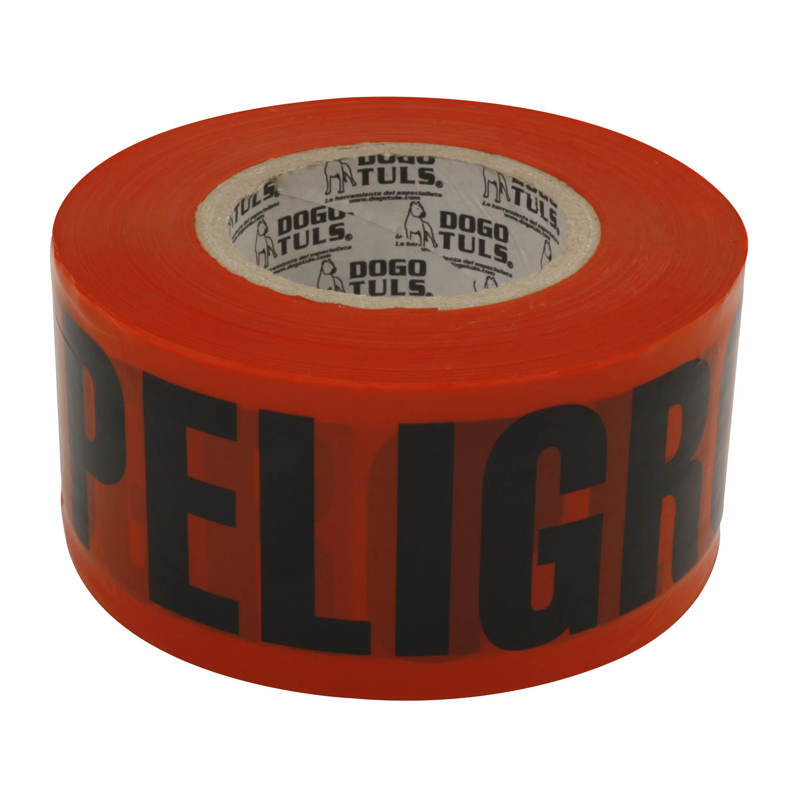 Cinta Roja "Peligro" 3" x 305 m - Paquete 5 Piezas