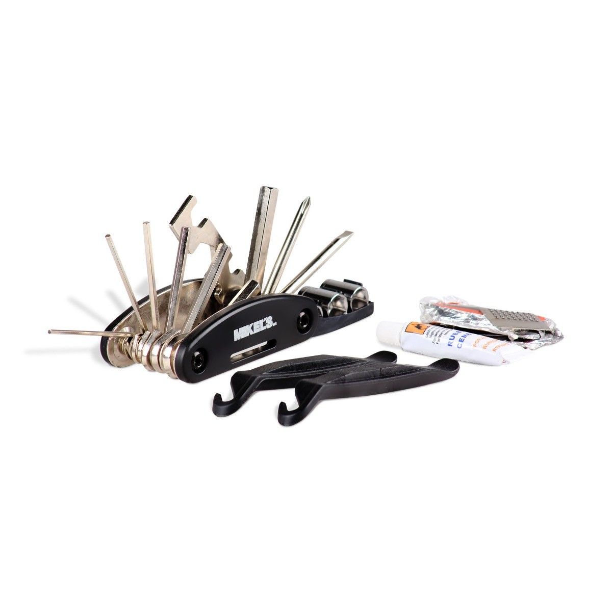 MIKELS KC-151 Kit multiherramienta para ciclista (15 en 1)