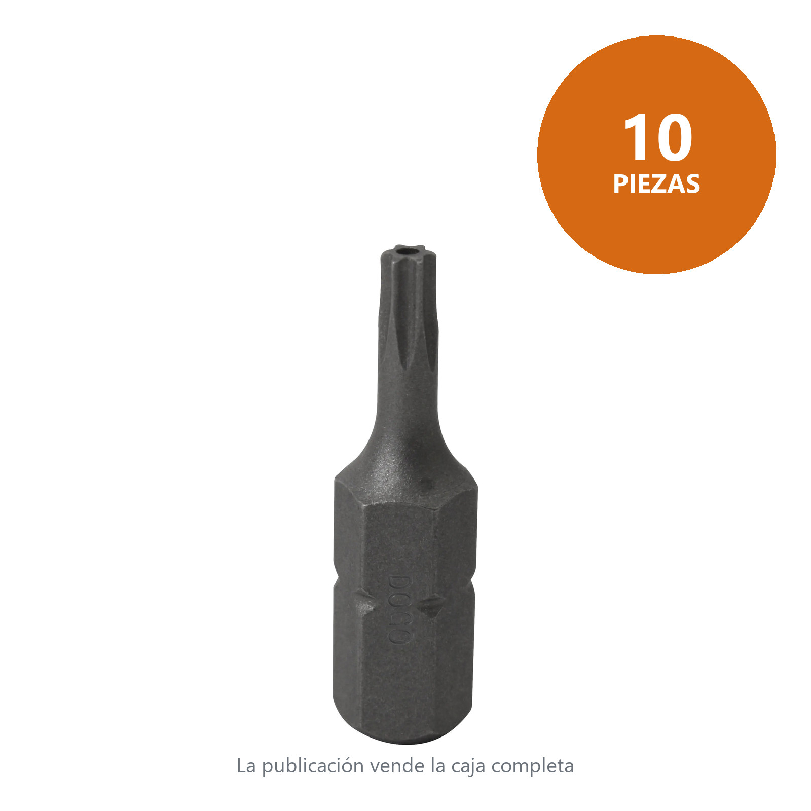 Inserto Torx con Guía T-10 25 mm Zn 1/4" - Imagen 4