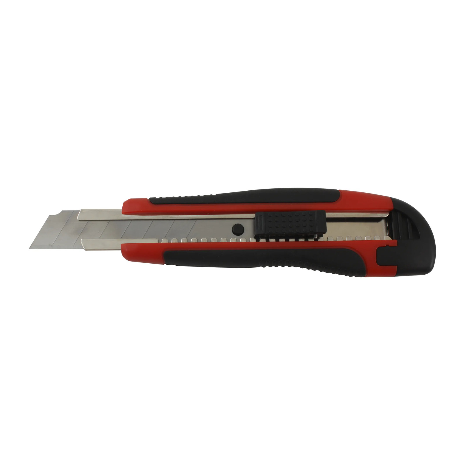Navaja Cúter de Plástico 6" con Grip TPR y 2 Repuestos - Paquete 5 Piezas