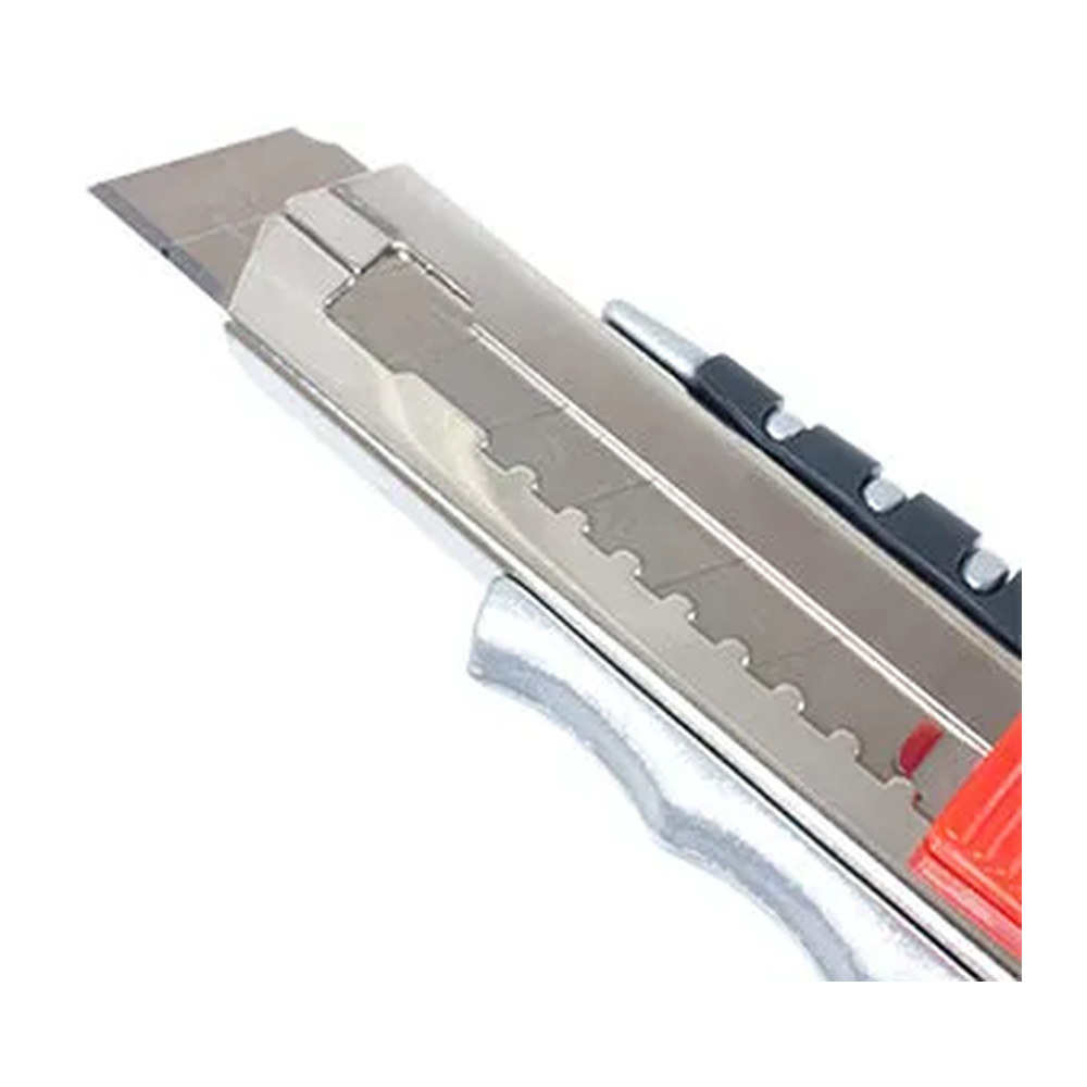 Navaja Cúter de Aluminio 6" Carga Automática con Grip TPR - Imagen 3