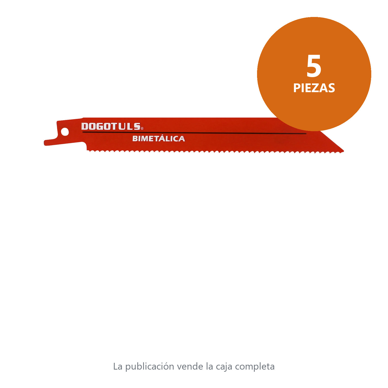 Segueta Sable Bimetálica 6" x 18 Dientes Roja - Imagen 4