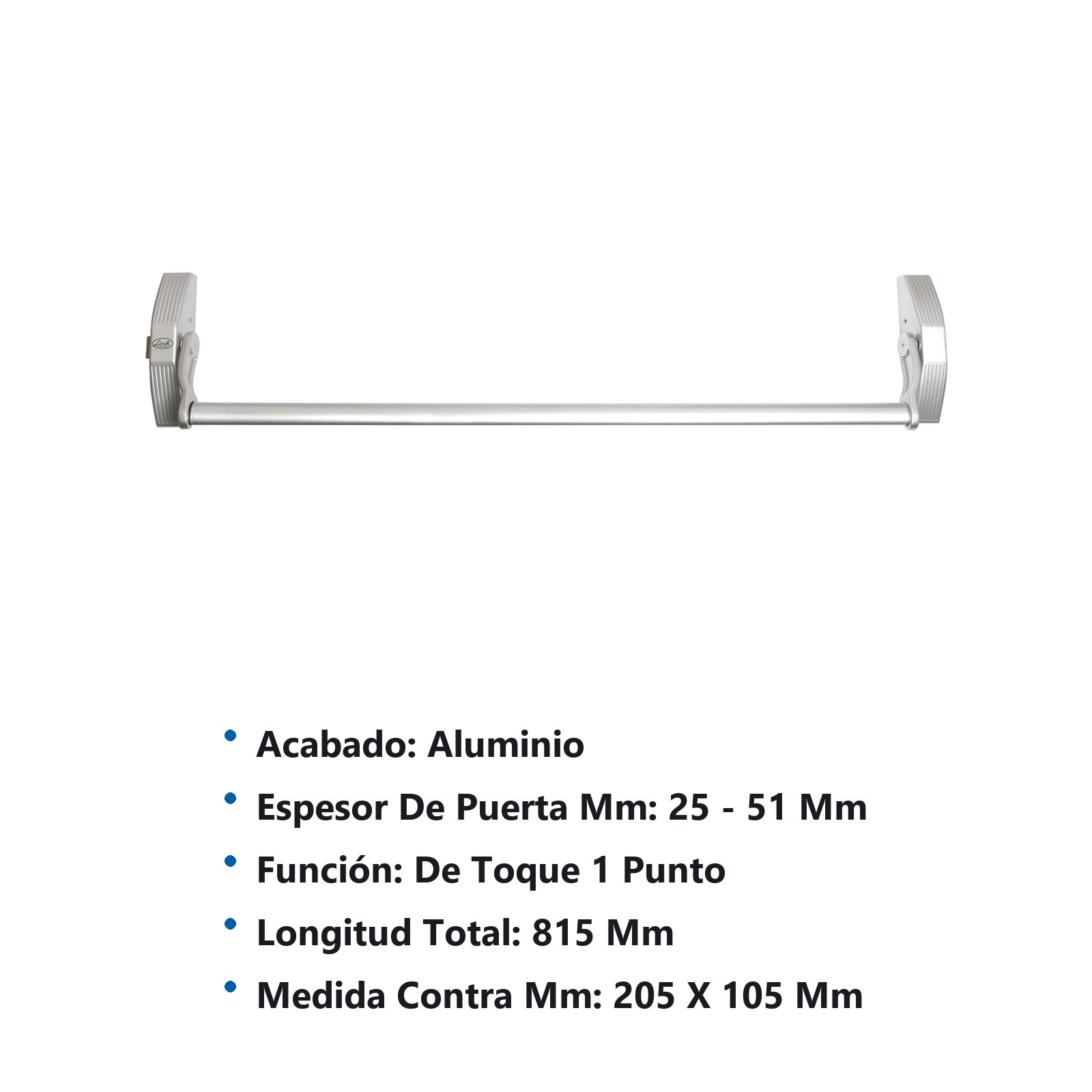 Barra antipánico universal 1 punto Lock - Imagen 3