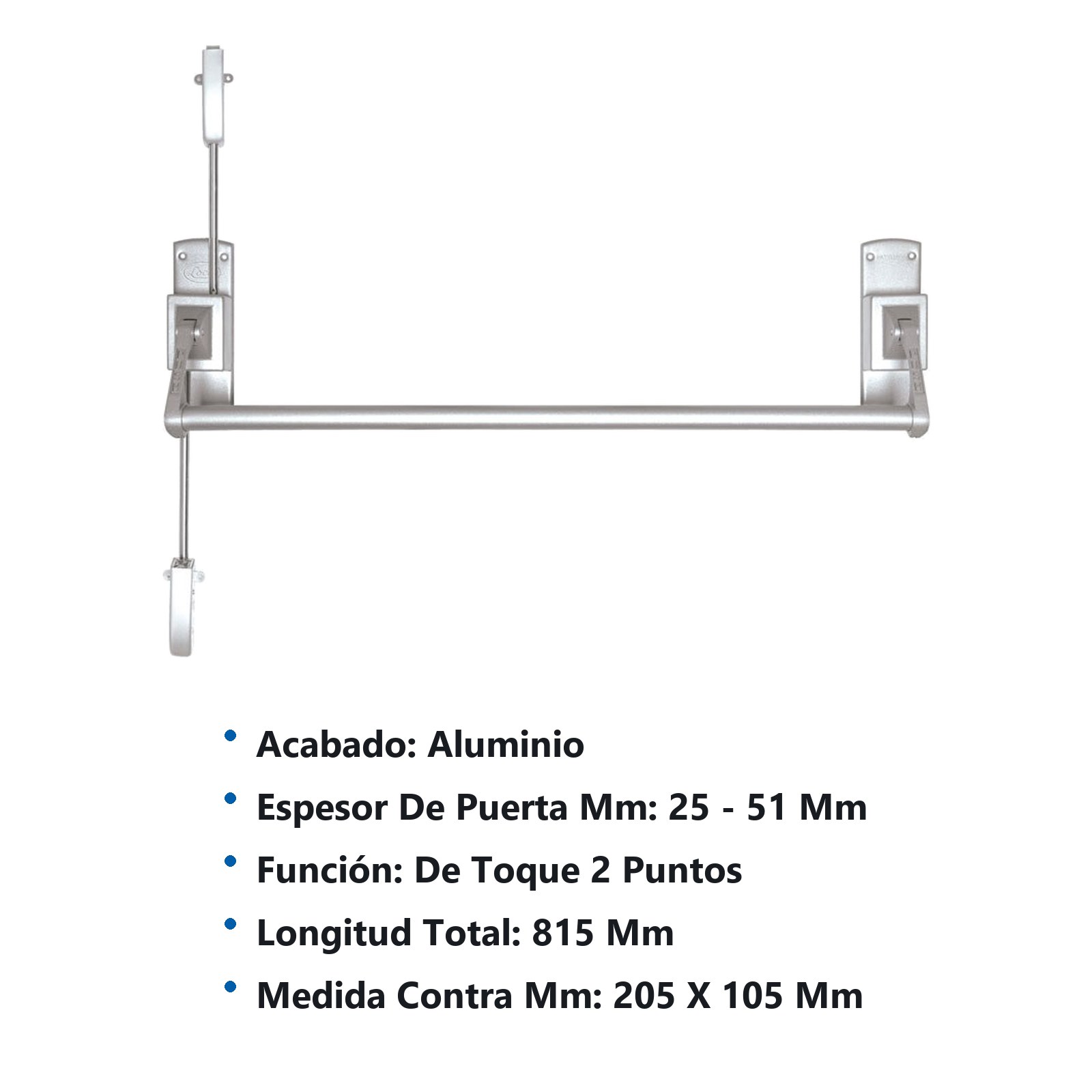 Barra antipánico universal 2 puntos Lock - Imagen 3