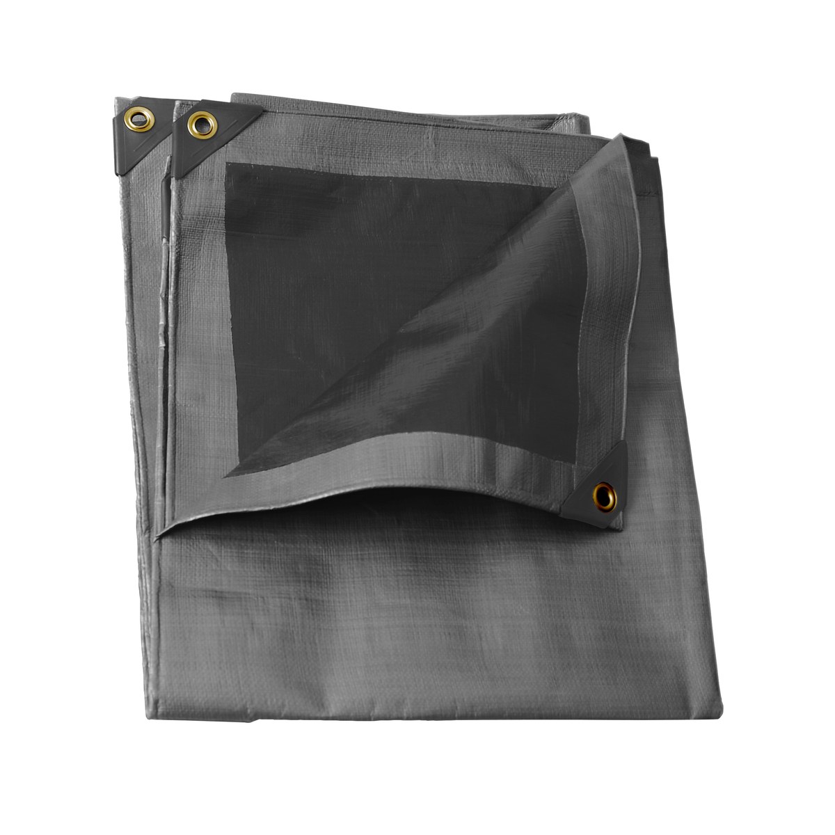Lona de polietileno para uso rudo color gris, 2 x 3 m Urrea