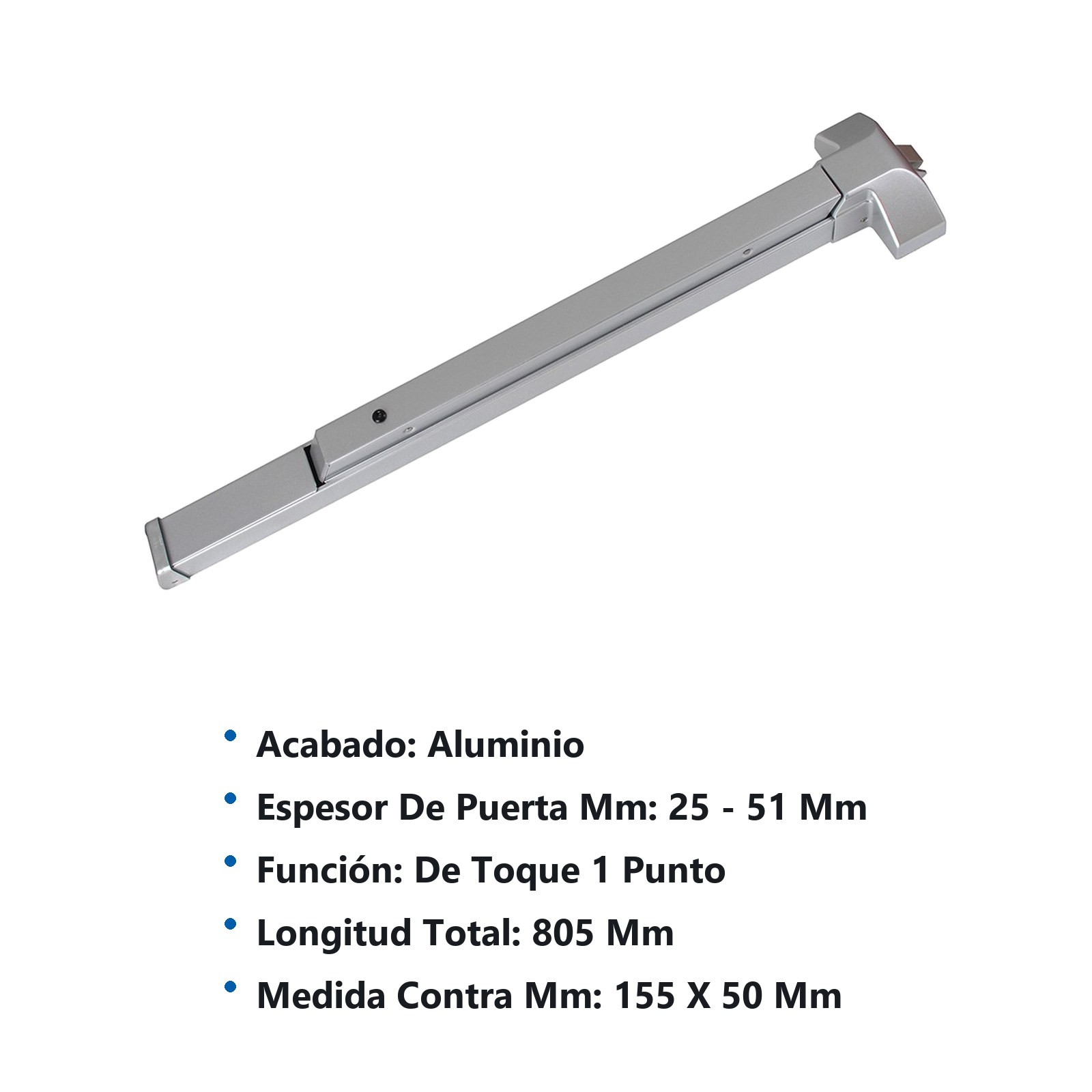 Barra antipánico de toque 1 punto Prolok - Imagen 2