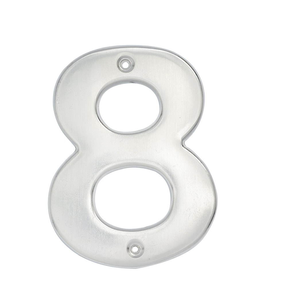 Número 8 bold 4" níquel satinado Lock