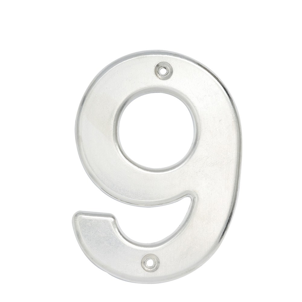 Número 9 bold 4" níquel satinado Lock
