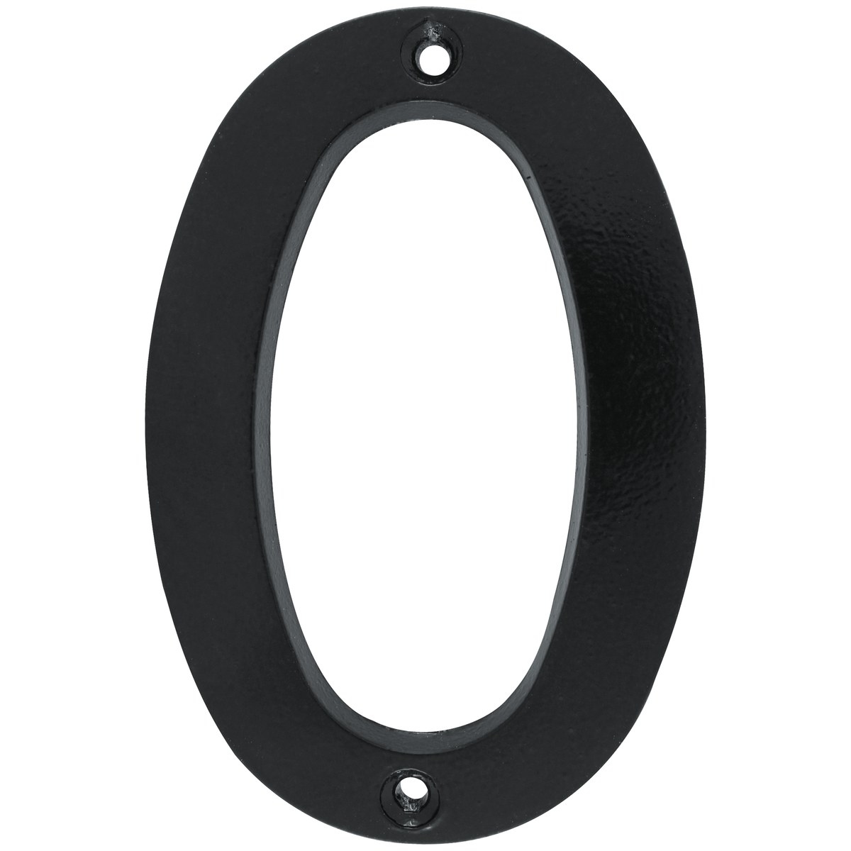 Número 0 slim 4" negro Lock