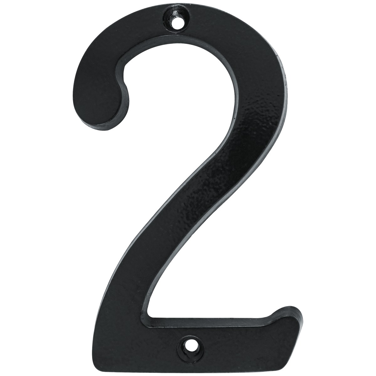 Número 2 slim 4" negro Lock