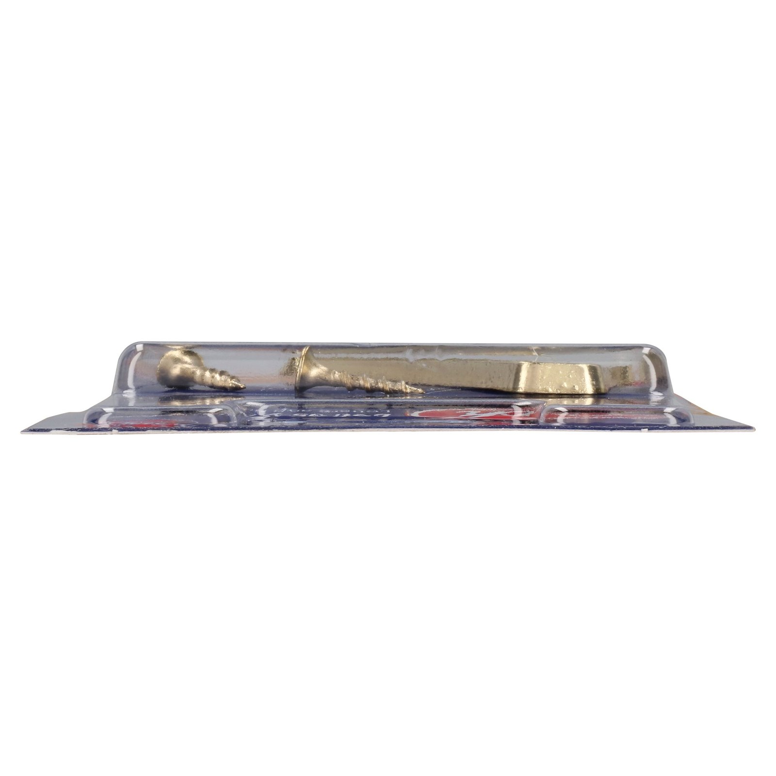 Letra A slim 4" latón brillante Lock - Imagen 4