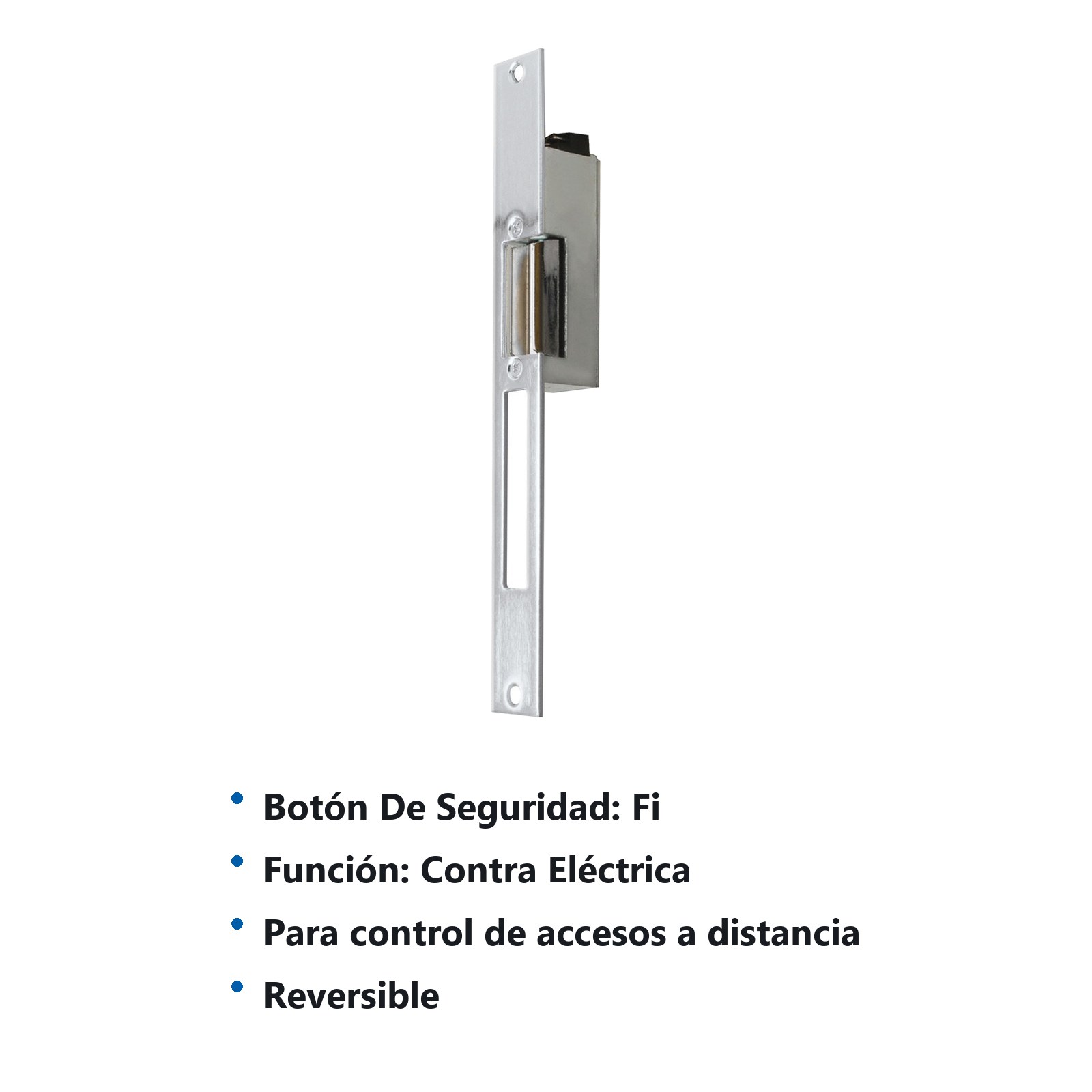 Contra eléctrica, cromo satinado, en caja Lock - Imagen 2