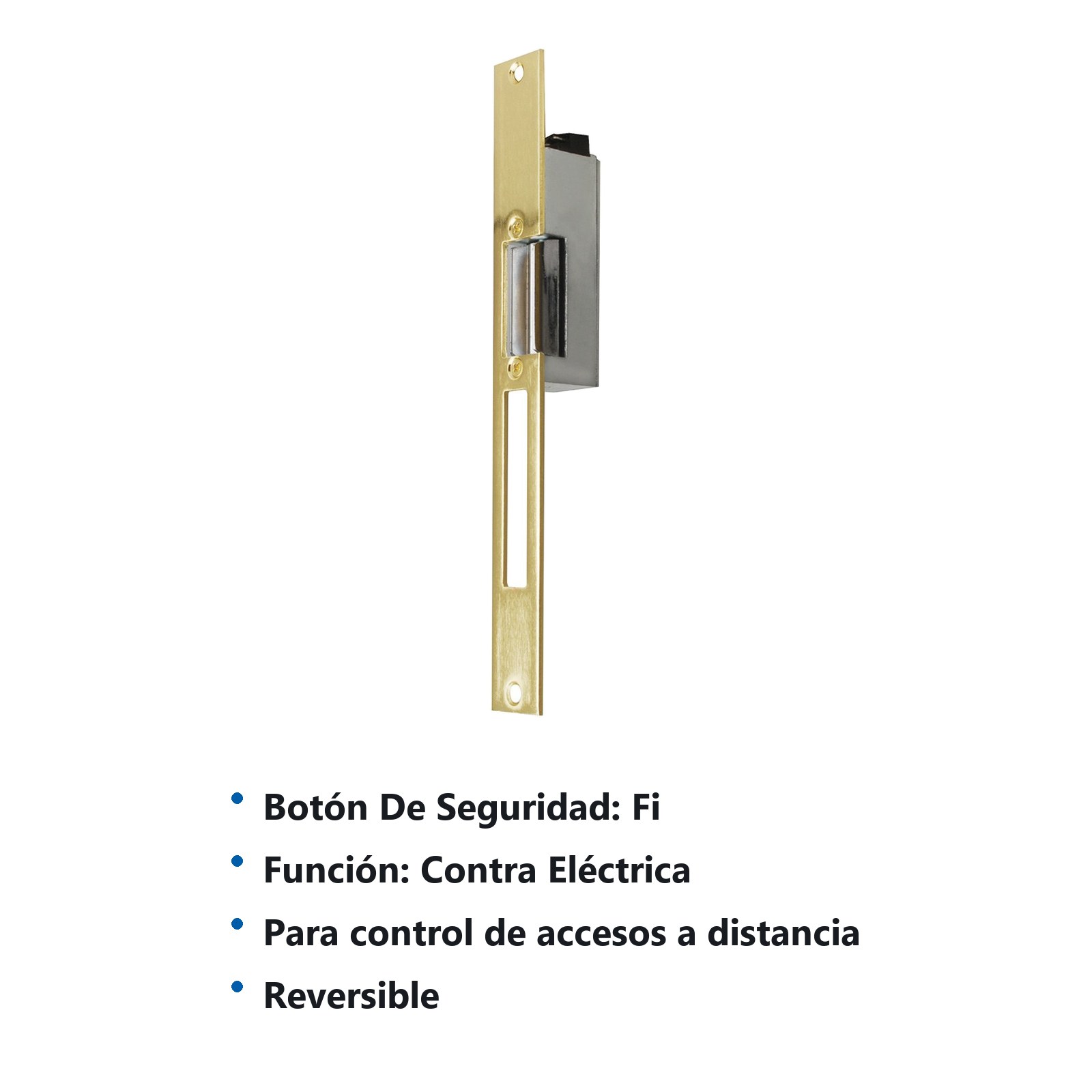 Contra eléctrica, latón brillante, en caja Lock - Imagen 2