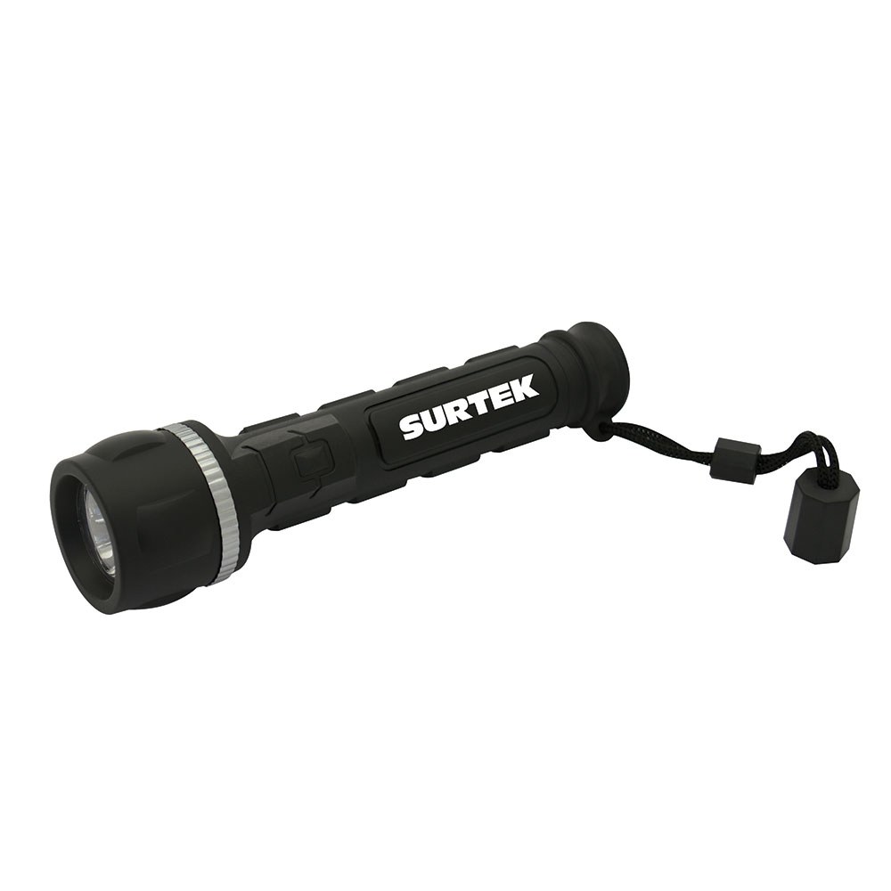 Linterna de LED anti-impacto a baterías 2 pilas "AA" de 12 l Surtek