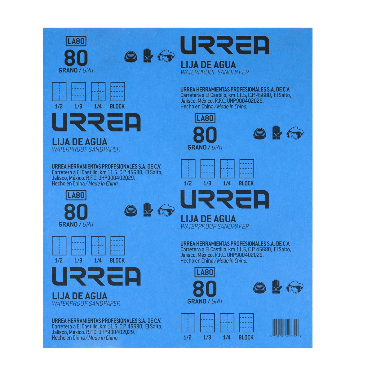 Lija de agua, grano 80 Urrea - Imagen 2