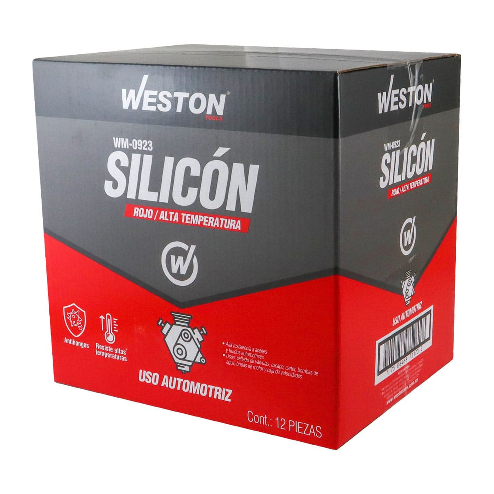 SILICON ROJO ALTA TEMPERATURA TUBO 85ML - Imagen 4