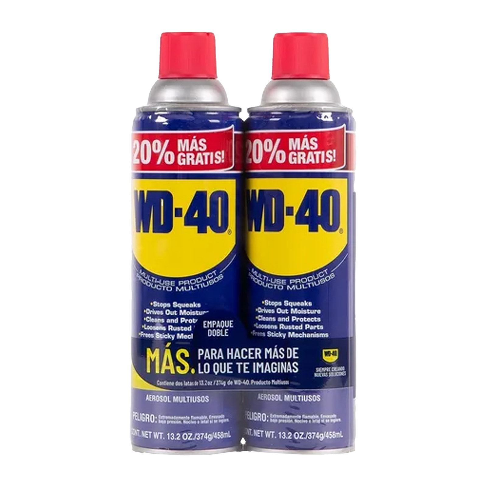 WD-40 Aerosol Multiusos 13.2 oz (Paquete de 2 Piezas)