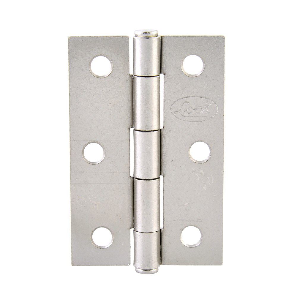 Bisagra alargada perno remachado de acero níquel satinado 1.5" x 1.46" Lock