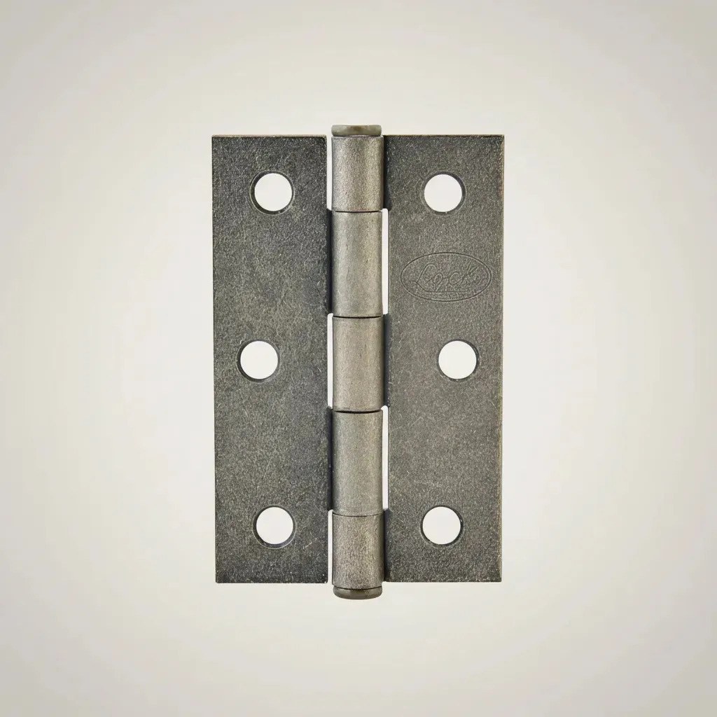 Bisagra alargada perno remachado de acero latón antiguo 2" x 1.61" Lock - Imagen 4