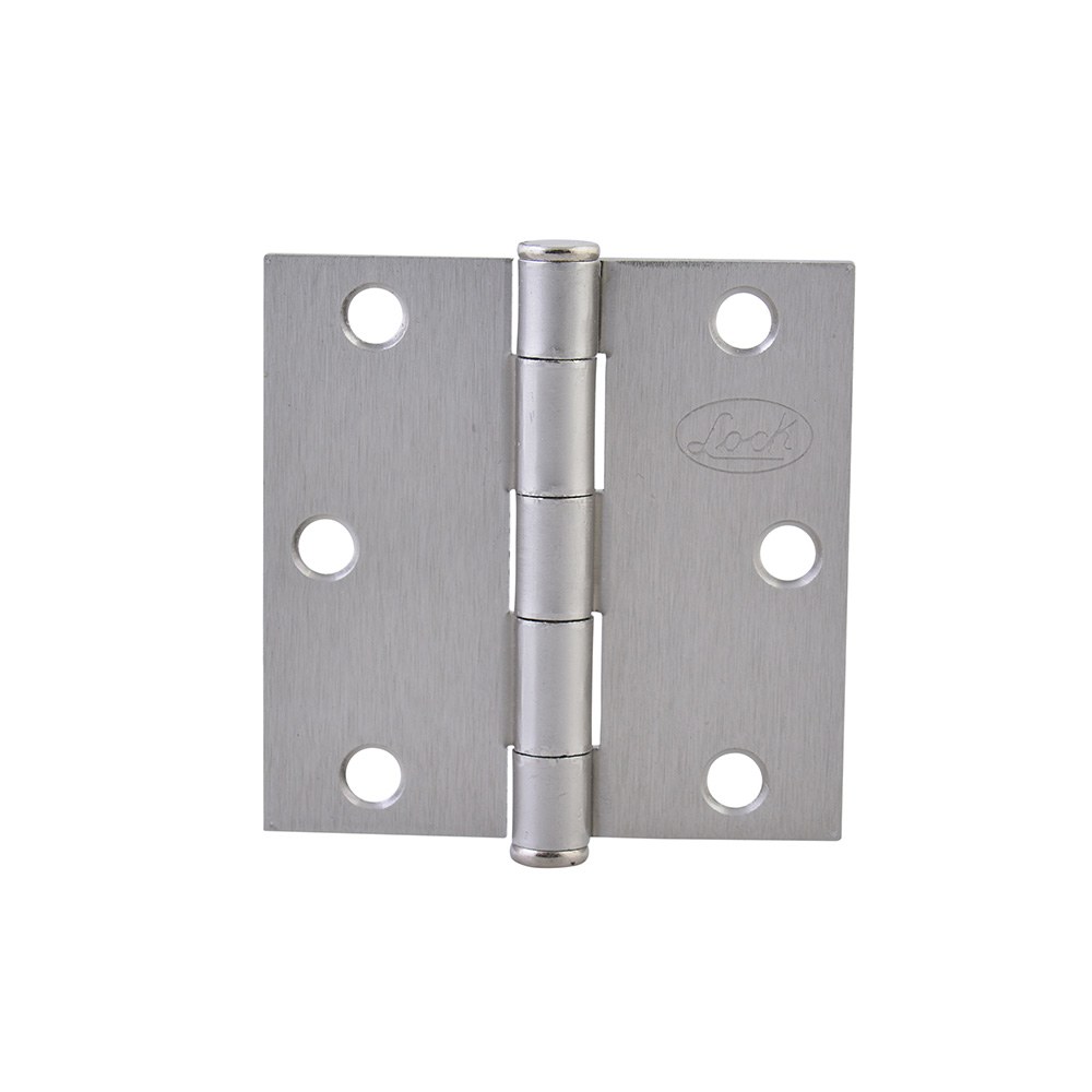 Bisagra cuadrada perno suelto de acero níquel satinado 2" x 2" Lock