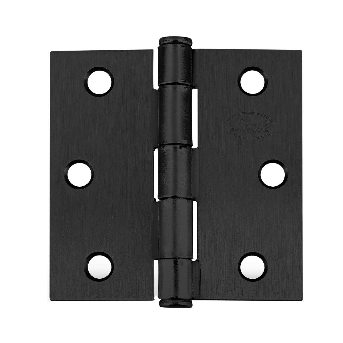 Bisagra cuadrada perno suelto de acero negro 3" x 3" Lock