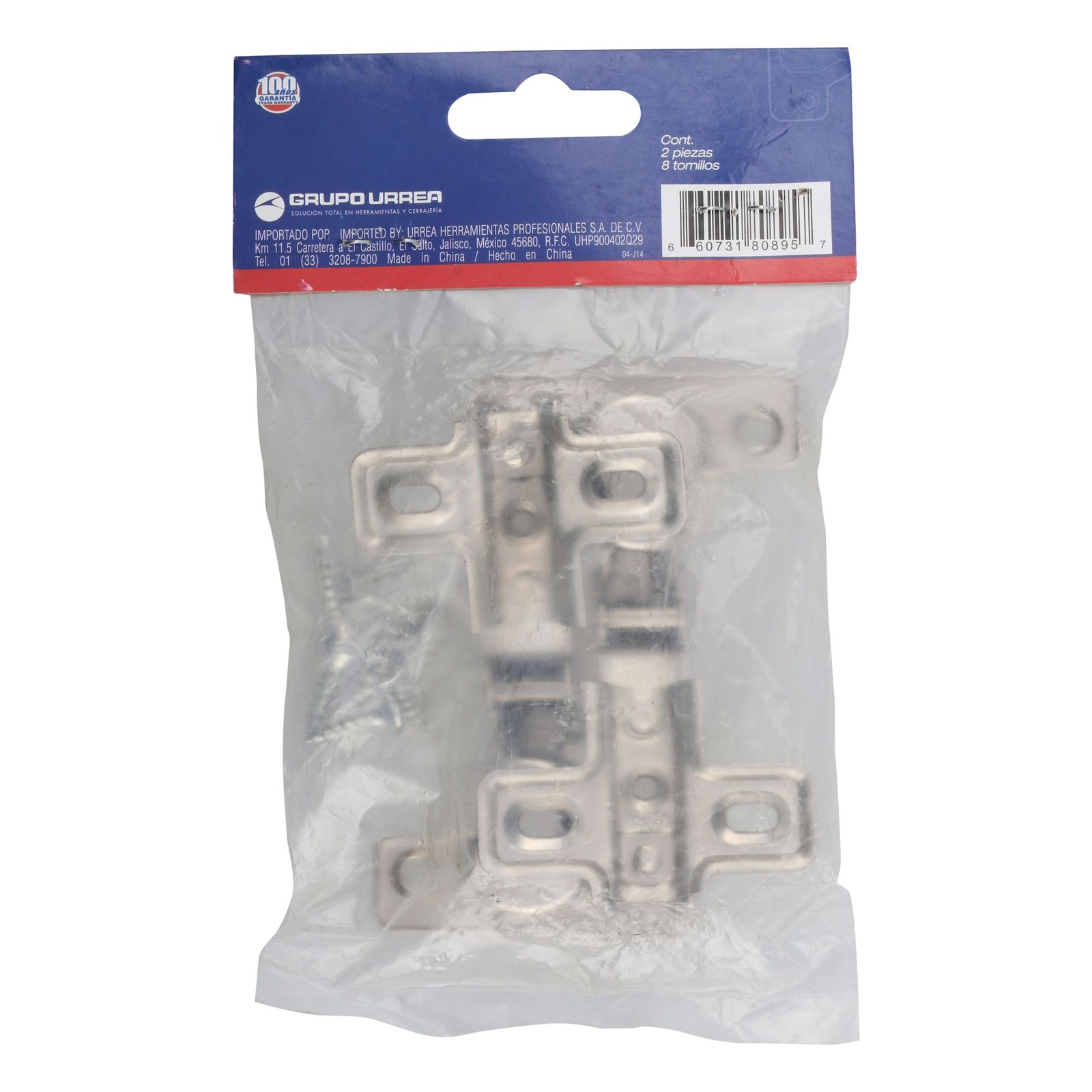 Bisagra recta bidimensional 26 mm Lock - Imagen 3