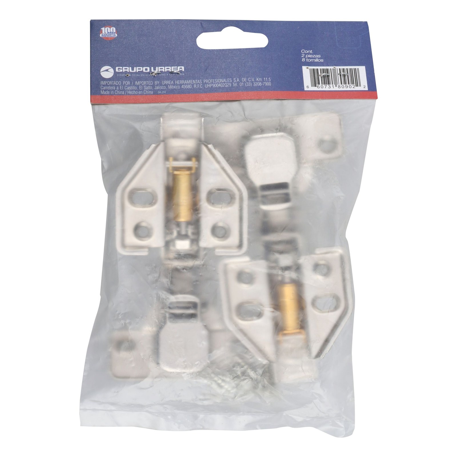 Bisagra curva bidimensional 35 mm, cierre suave Lock - Imagen 4