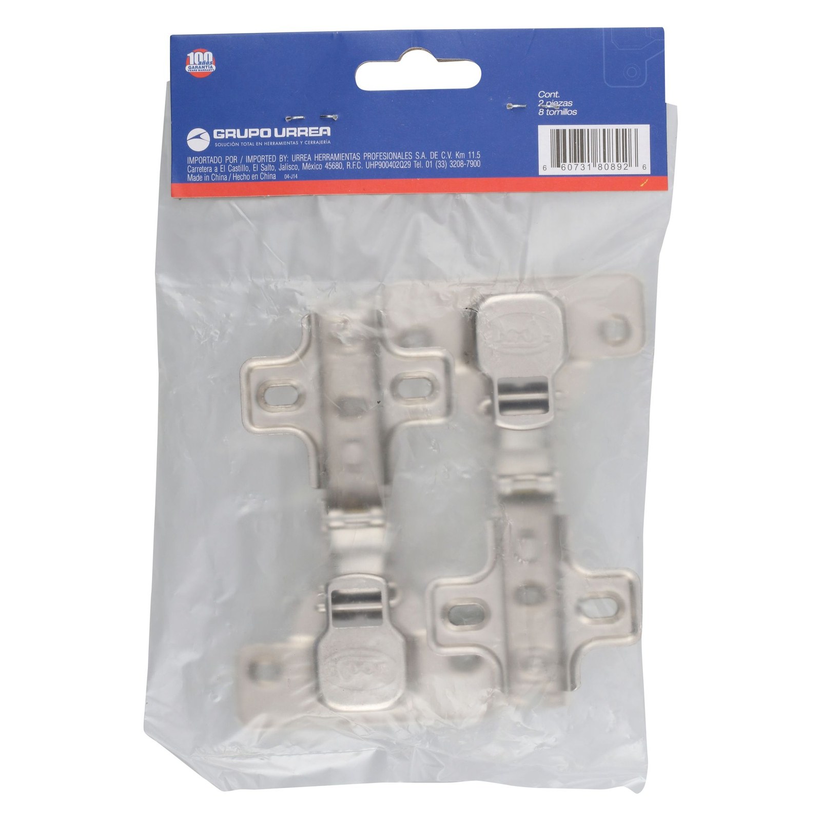 Bisagra recta bidimensional 35 mm Lock - Imagen 3