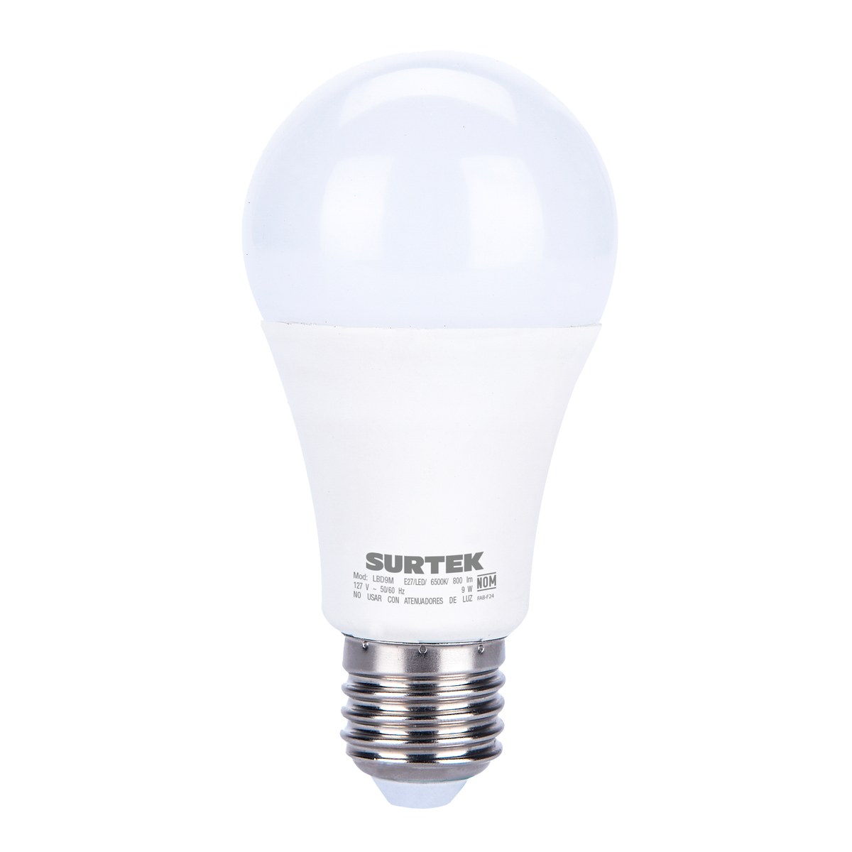 Lámpara de LED tipo bulbo A19, 9 W luz de día con sensor de movimiento Surtek