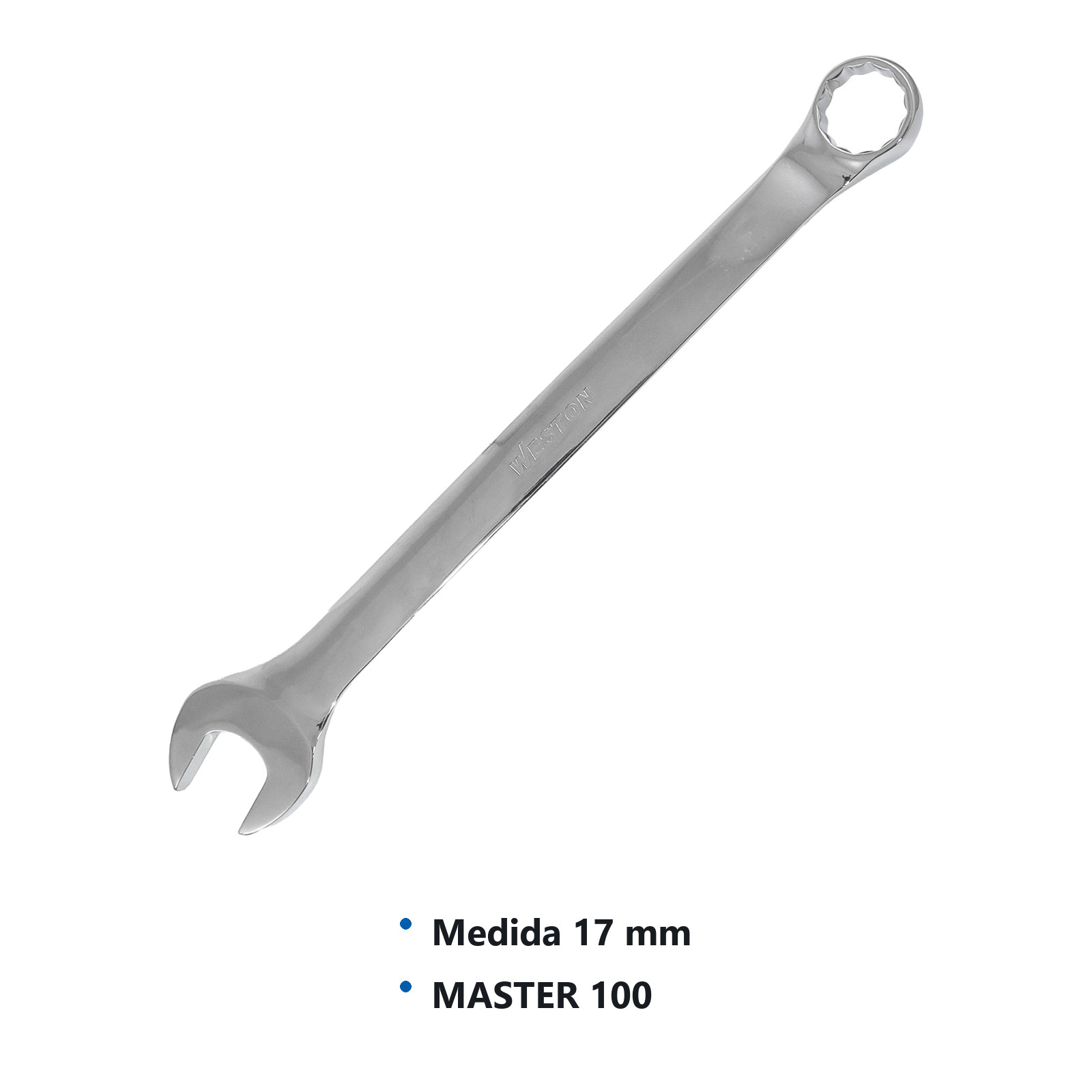 LLAVE COMBINADA CrV PULIDO ESPEJO METRICA 17MM - Imagen 4