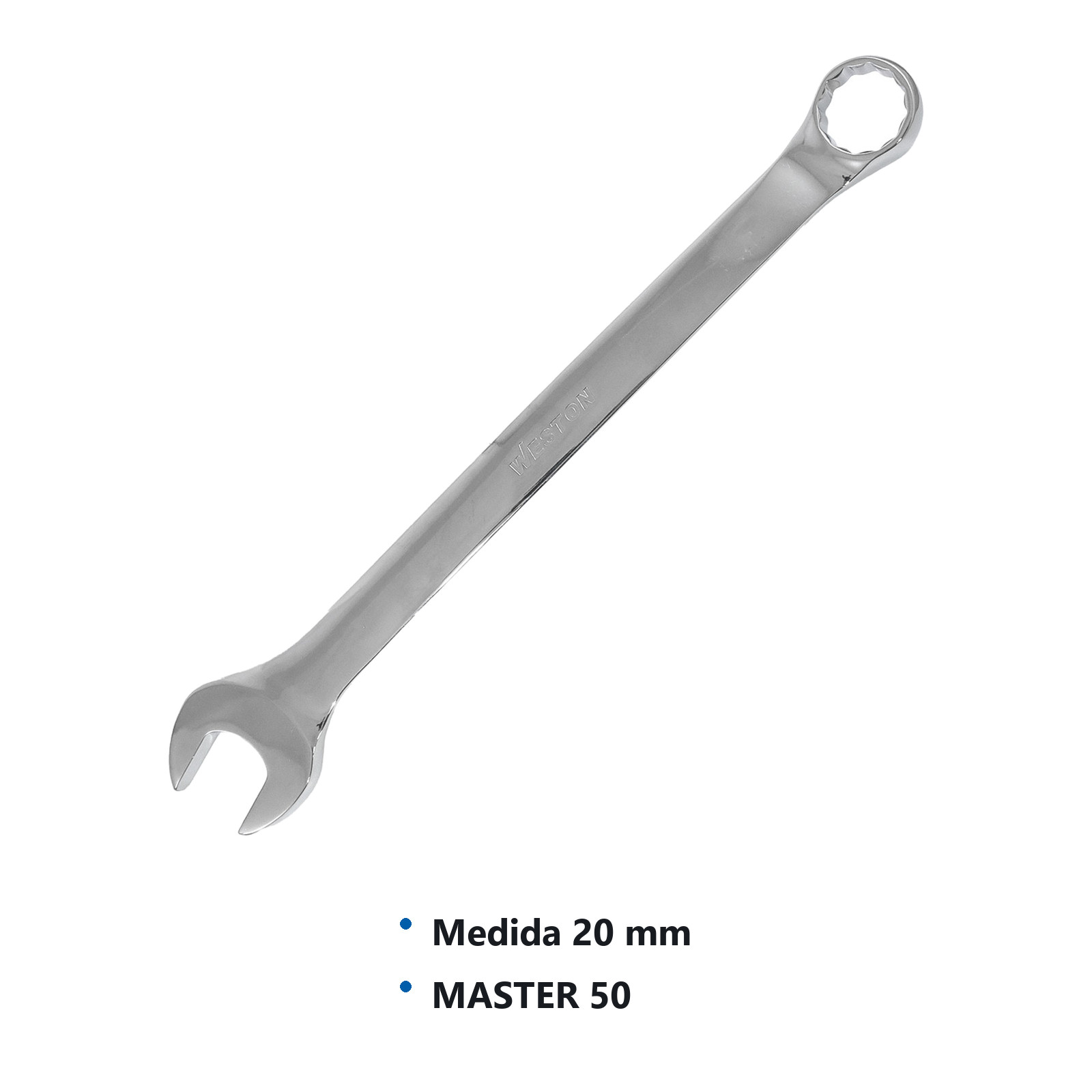 LLAVE COMBINADA CrV PULIDO ESPEJO METRICA 20MM - Imagen 4