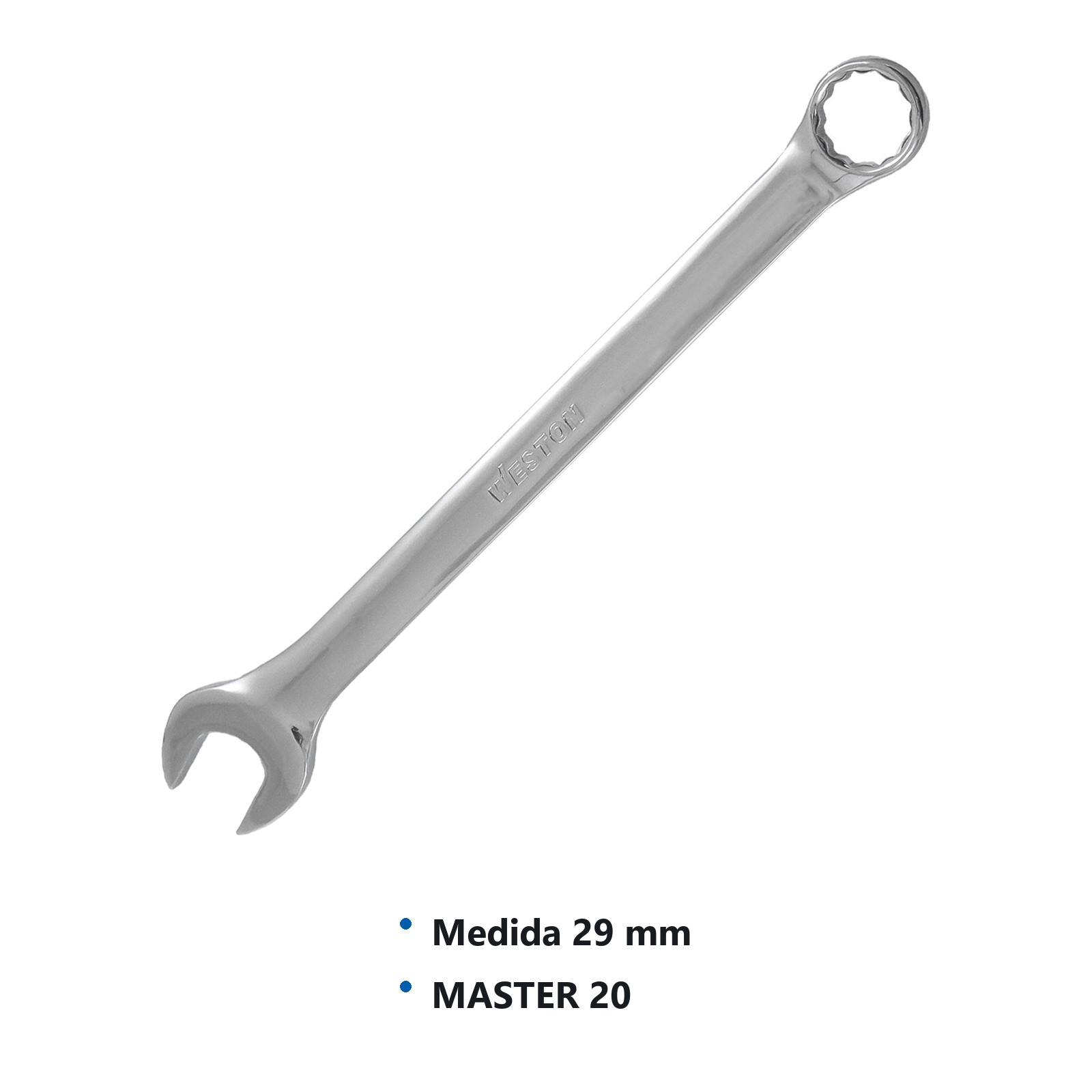 LLAVE COMBINADA CrV PULIDO ESPEJO METRICA 29MM - Imagen 4
