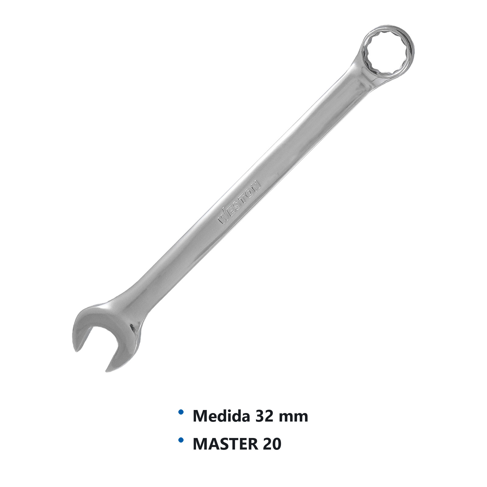 LLAVE COMBINADA CrV PULIDO ESPEJO METRICA 32MM - Imagen 4